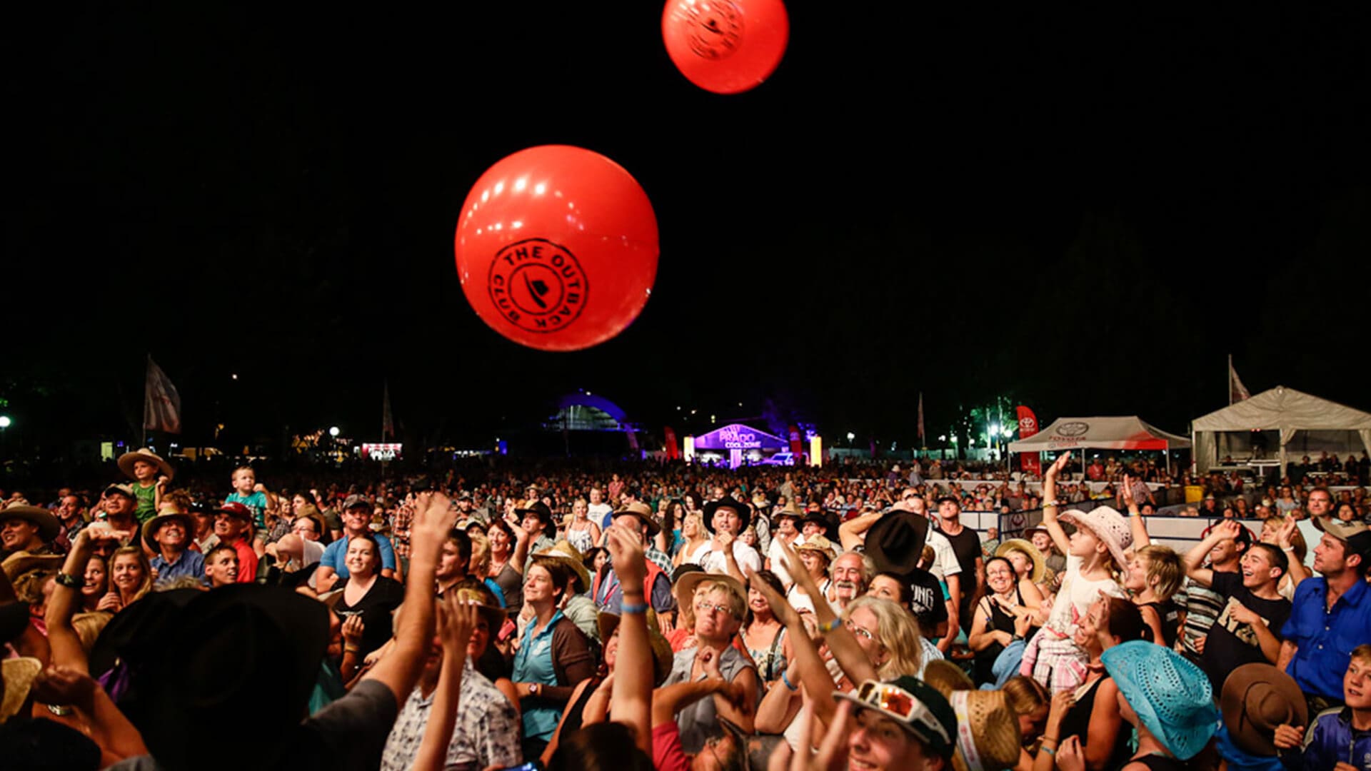 Tamworth Country Music Festival concert in the park